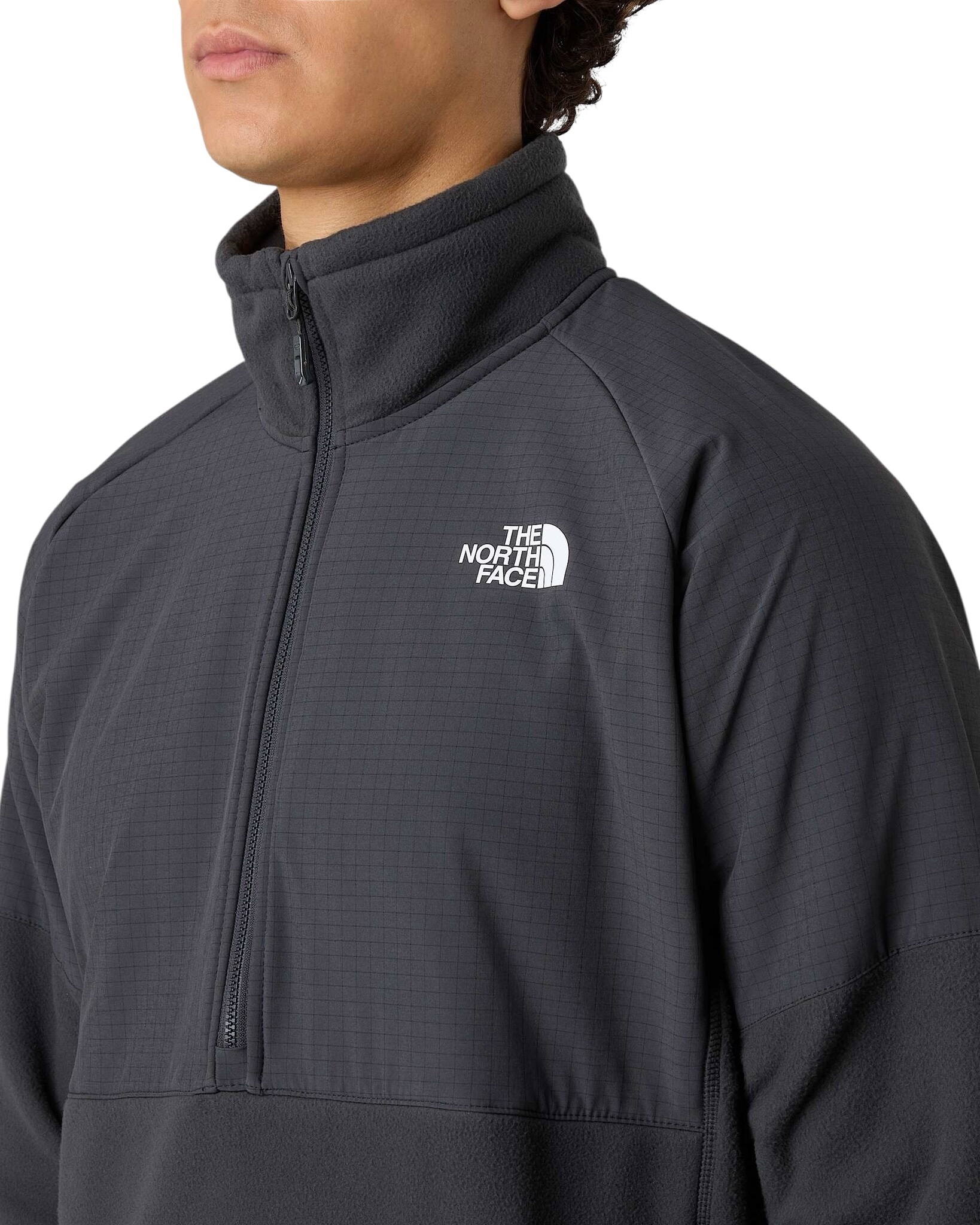 The North Face M' Glacier Heavyweight 1/2 Zip - Asphalt Grey/Asphalt Grey