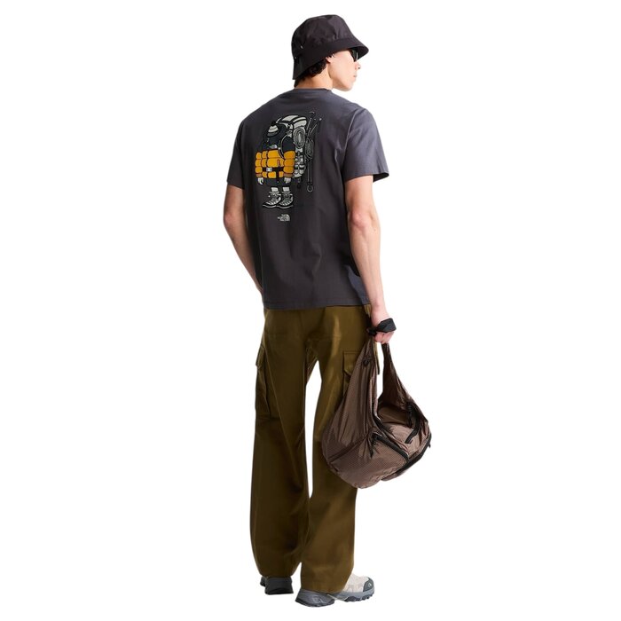 The North Face S/S U Gear Up Get Out relaxed T-Shirt - Anthracite Grey