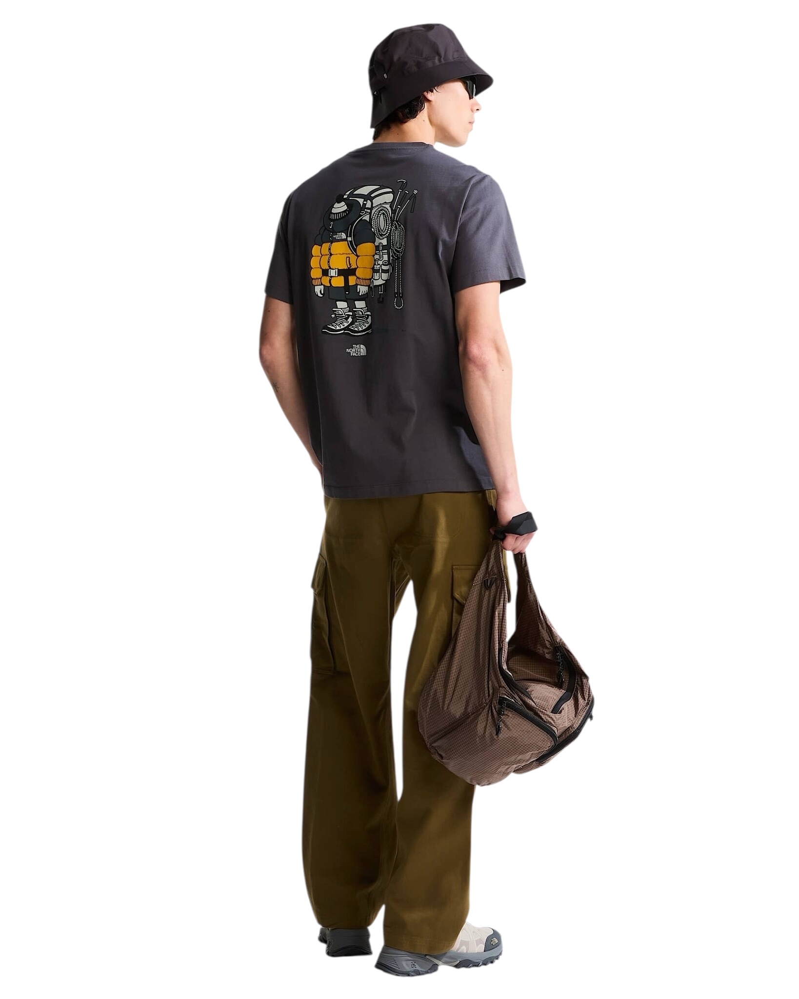 The North Face S/S U Gear Up Get Out relaxed T-Shirt - Anthracite Grey