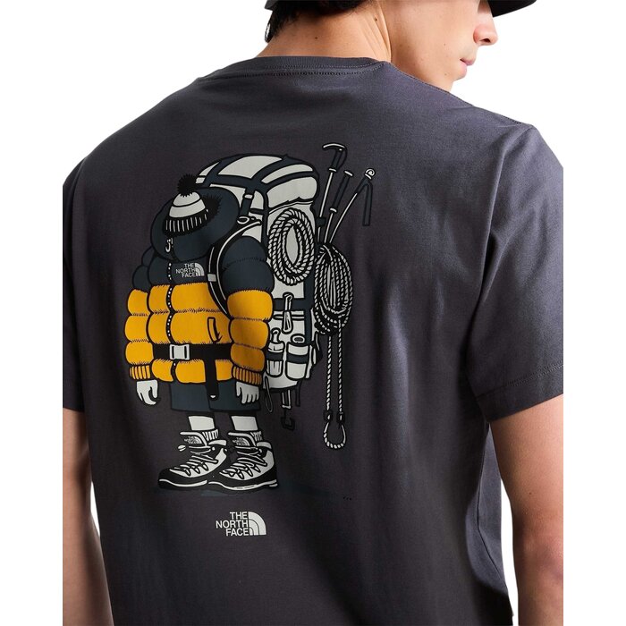 The North Face S/S U Gear Up Get Out relaxed T-Shirt - Anthracite Grey
