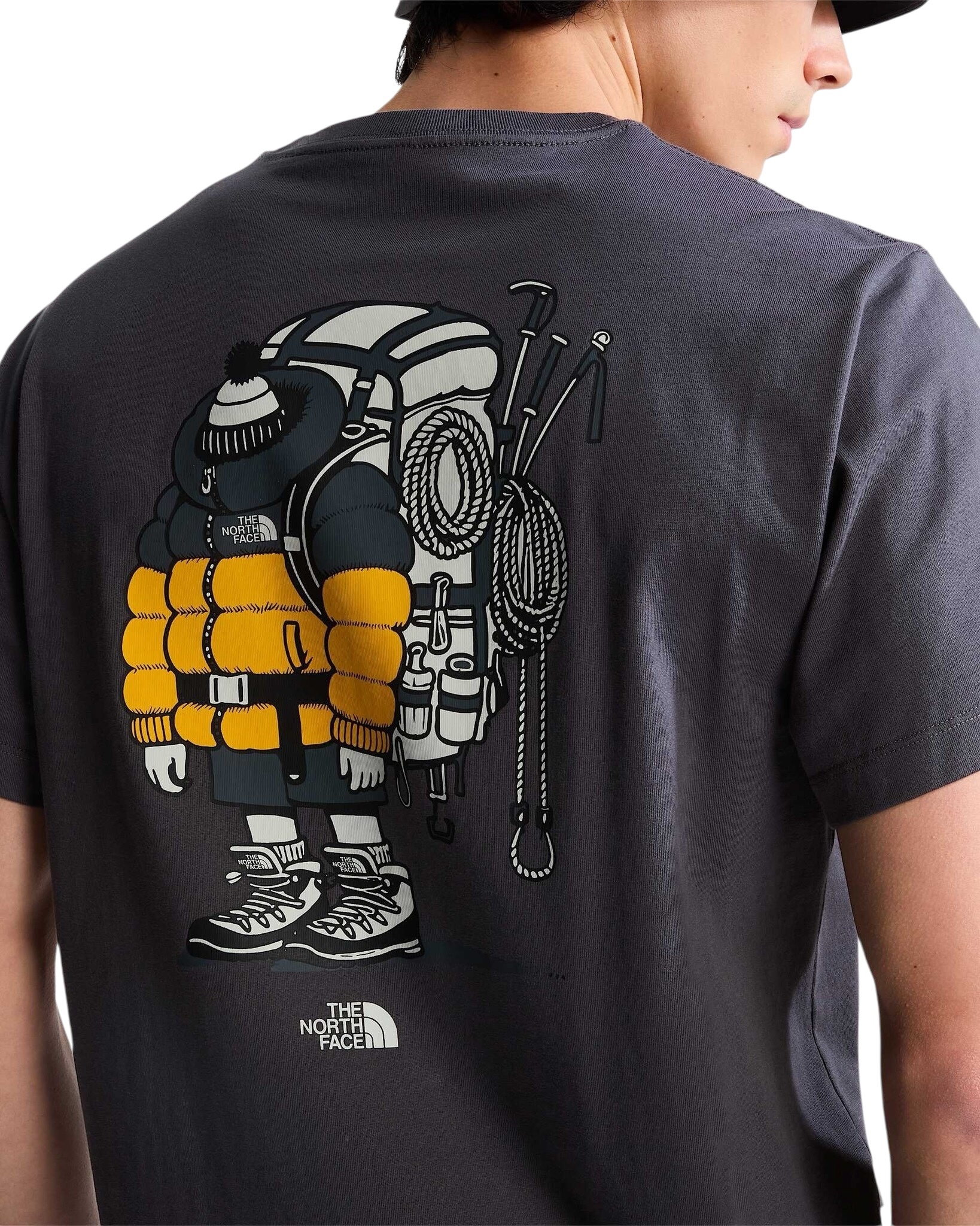 The North Face S/S U Gear Up Get Out relaxed T-Shirt - Anthracite Grey