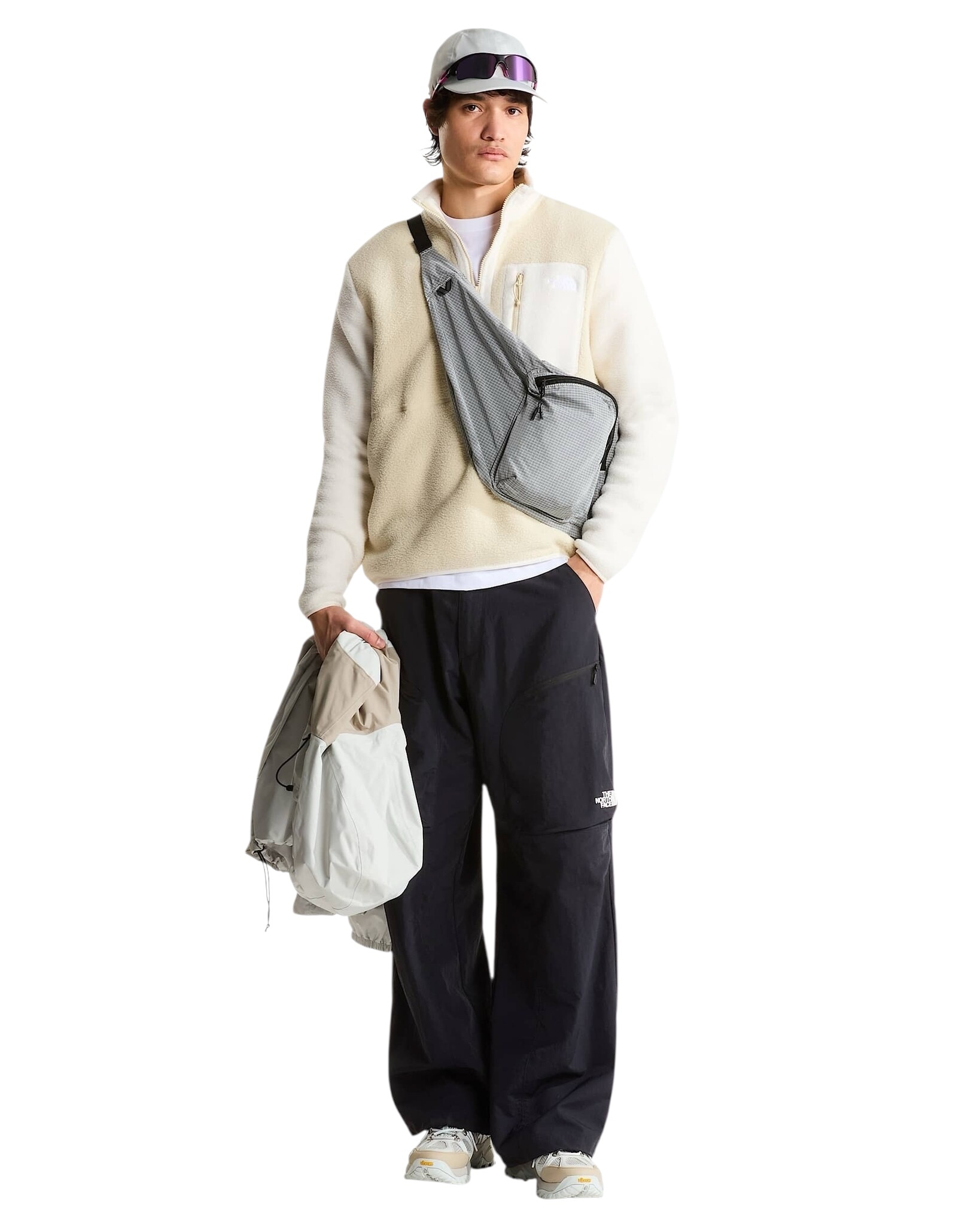 The North Face M' Yumiori 1/4 Zip - Desert Stone/White Dune