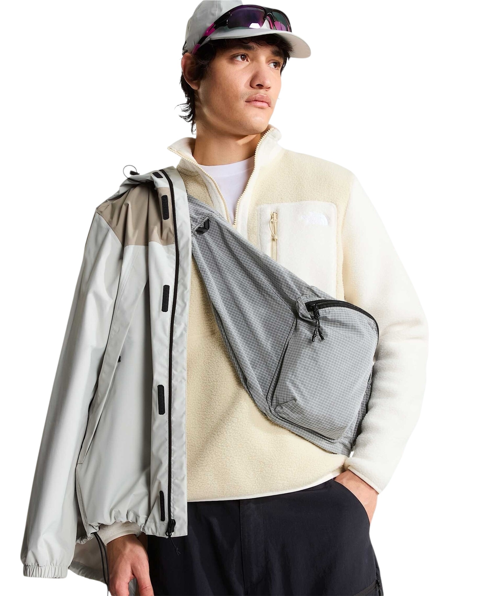 The North Face M' Yumiori 1/4 Zip - Desert Stone/White Dune
