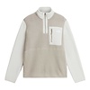 M' Yumiori 1/4 Zip - Stone Slab/Cumulus Cloud