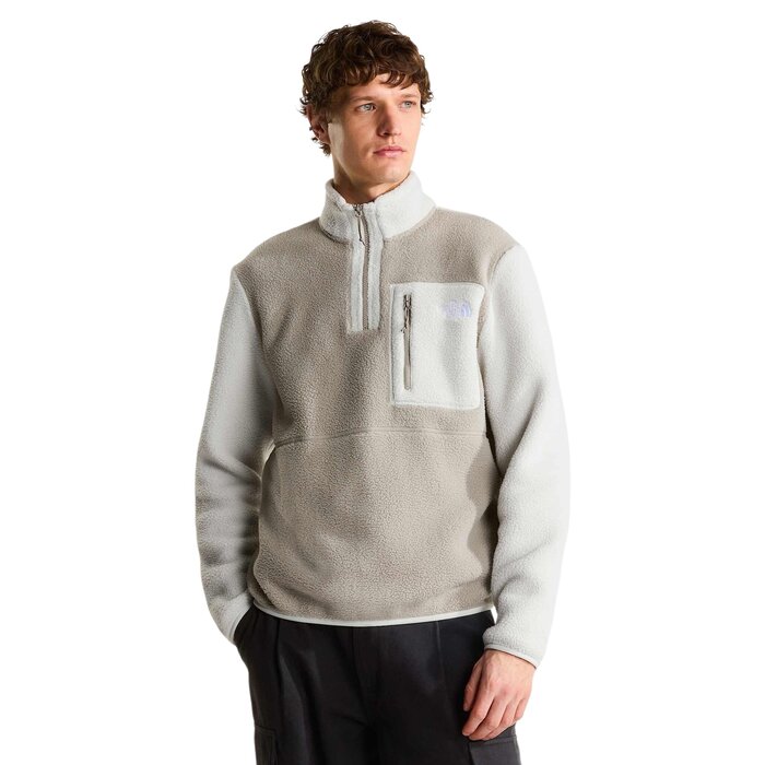 The North Face M' Yumiori 1/4 Zip - Stone Slab/Cumulus Cloud