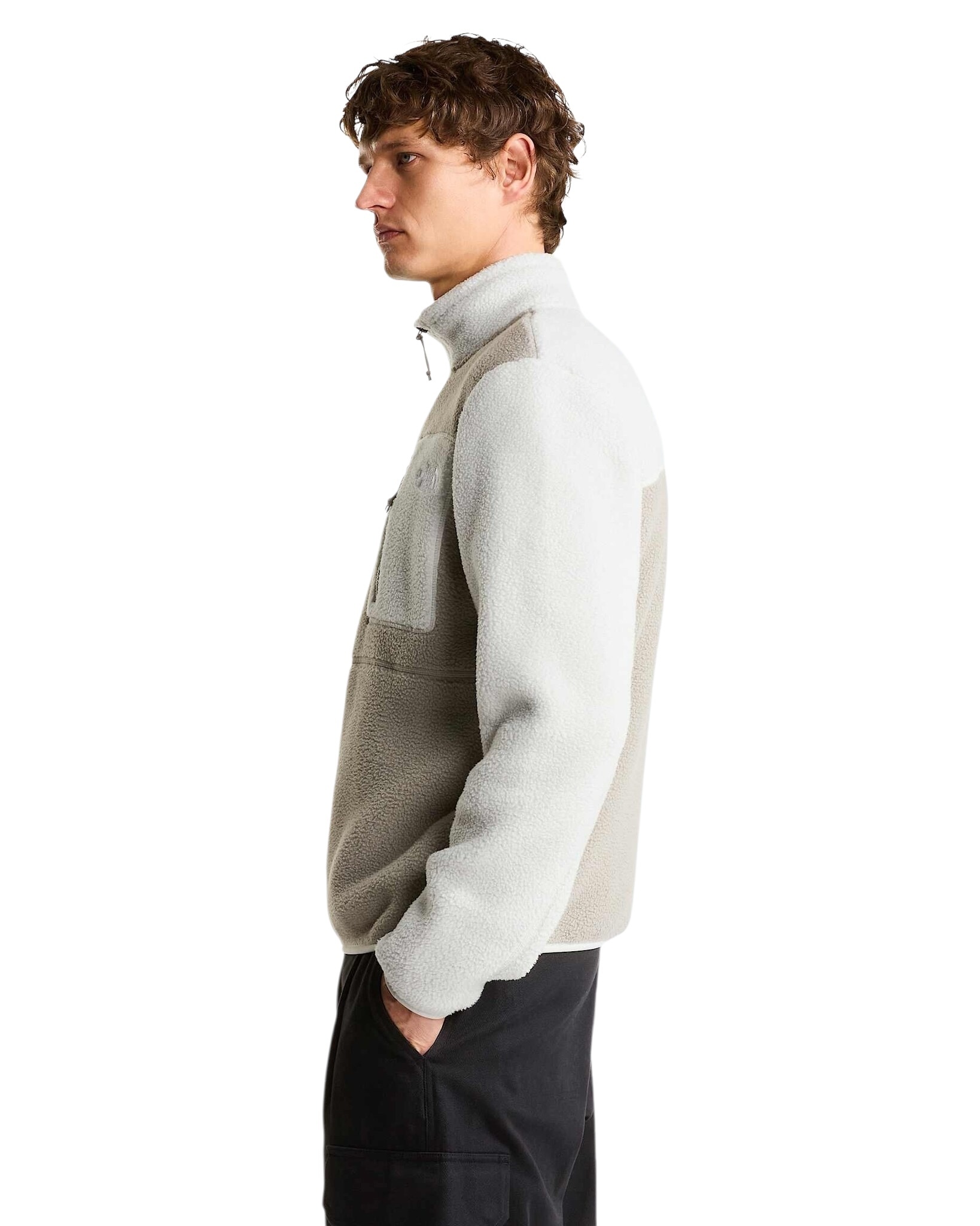 The North Face M' Yumiori 1/4 Zip - Stone Slab/Cumulus Cloud