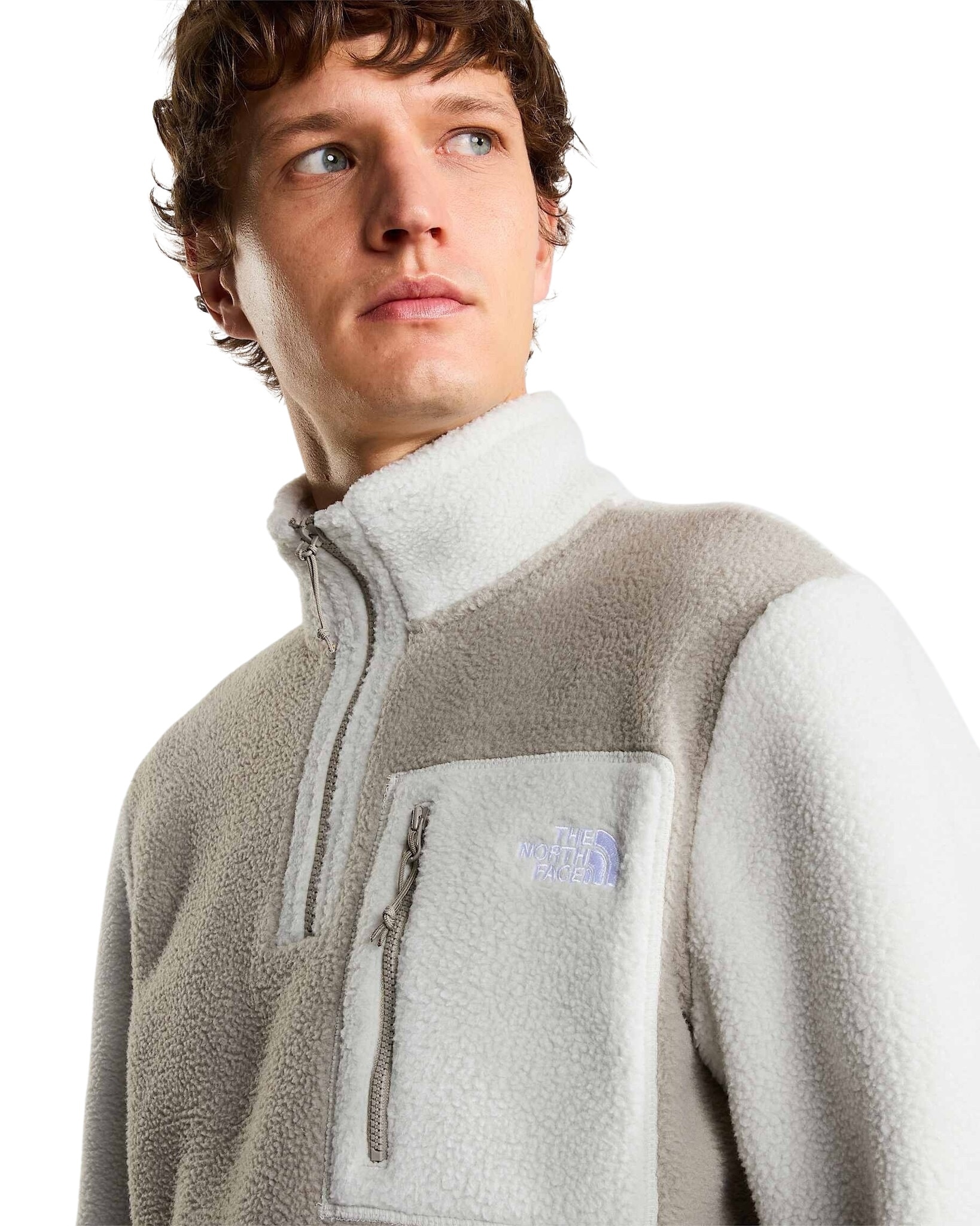 The North Face M' Yumiori 1/4 Zip - Stone Slab/Cumulus Cloud