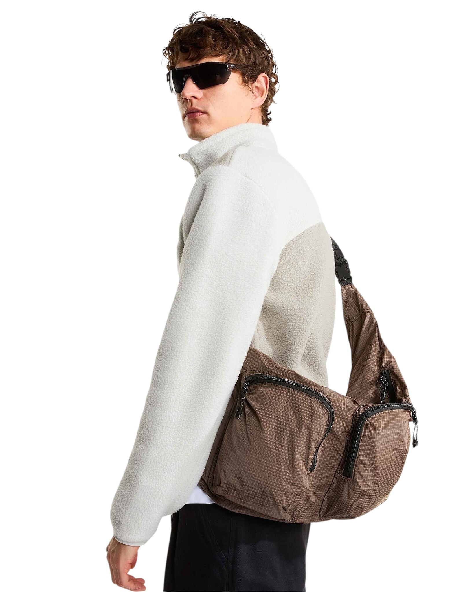 The North Face M' Yumiori 1/4 Zip - Stone Slab/Cumulus Cloud