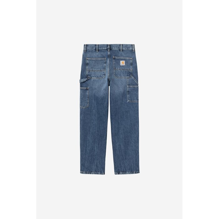 Carhartt WIP Single Knee Pant - Blue Marble Used Wash