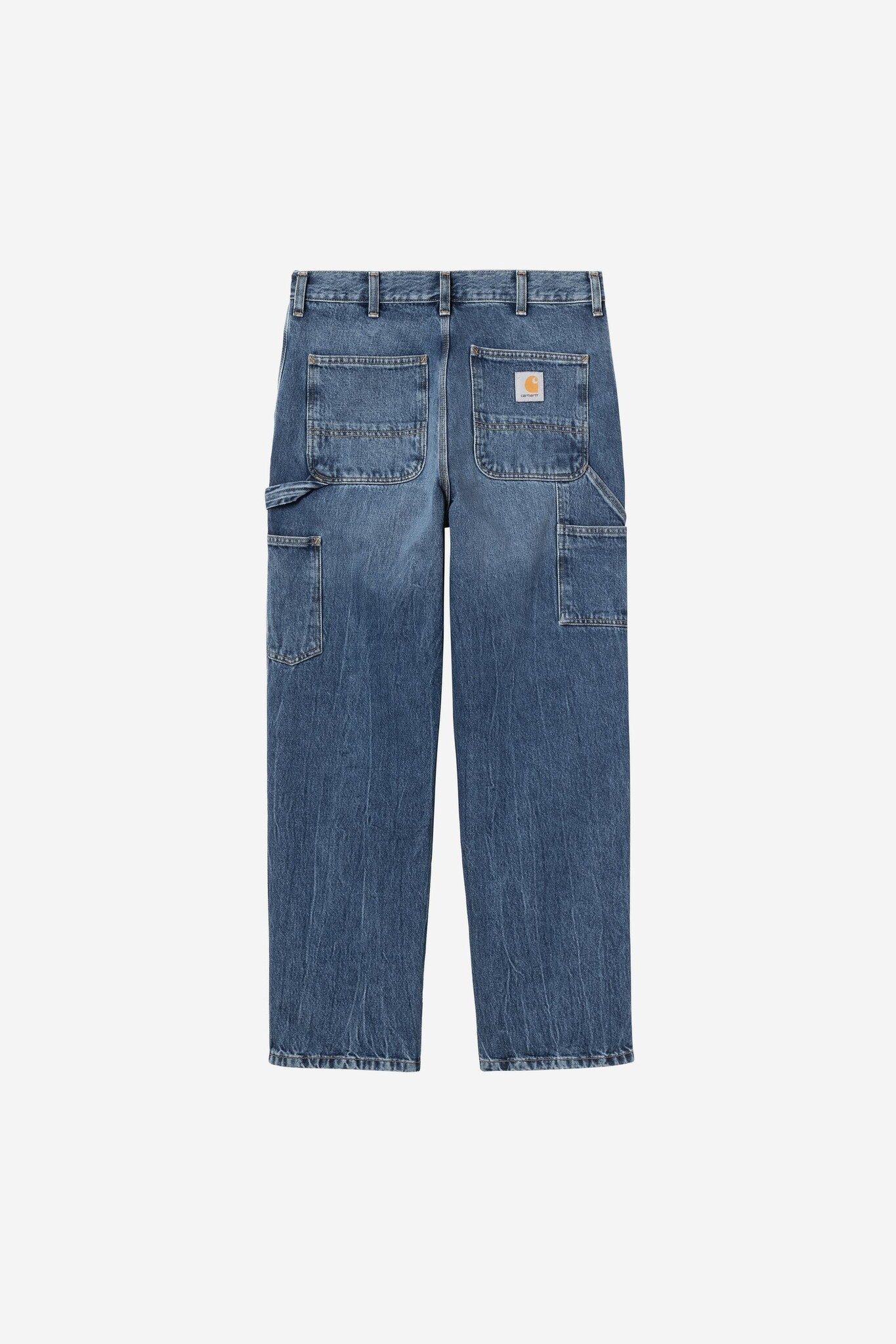 Carhartt WIP Single Knee Pant - Blue Marble Used Wash