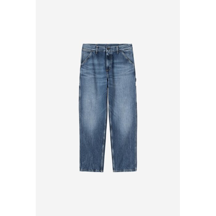 Carhartt WIP Single Knee Pant - Blue Marble Used Wash