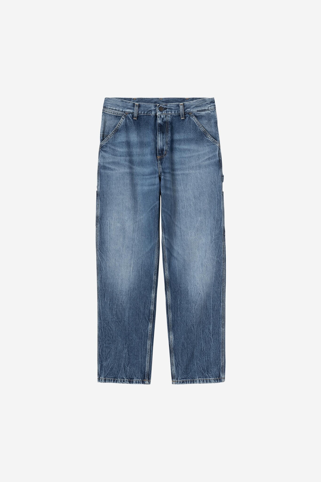 Carhartt WIP Single Knee Pant - Blue Marble Used Wash