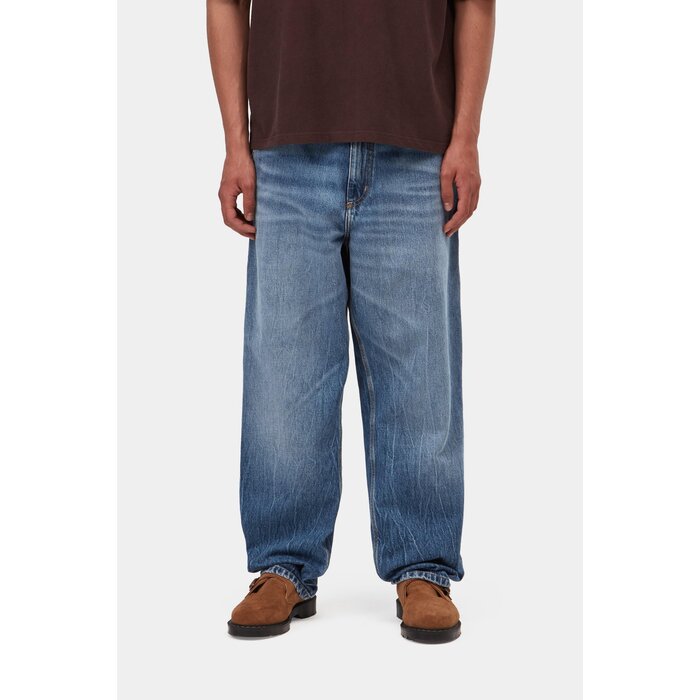 Carhartt WIP Single Knee Pant - Blue Marble Used Wash