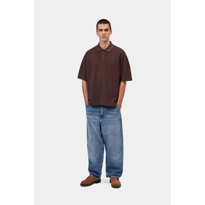 Carhartt WIP Single Knee Pant - Blue Marble Used Wash