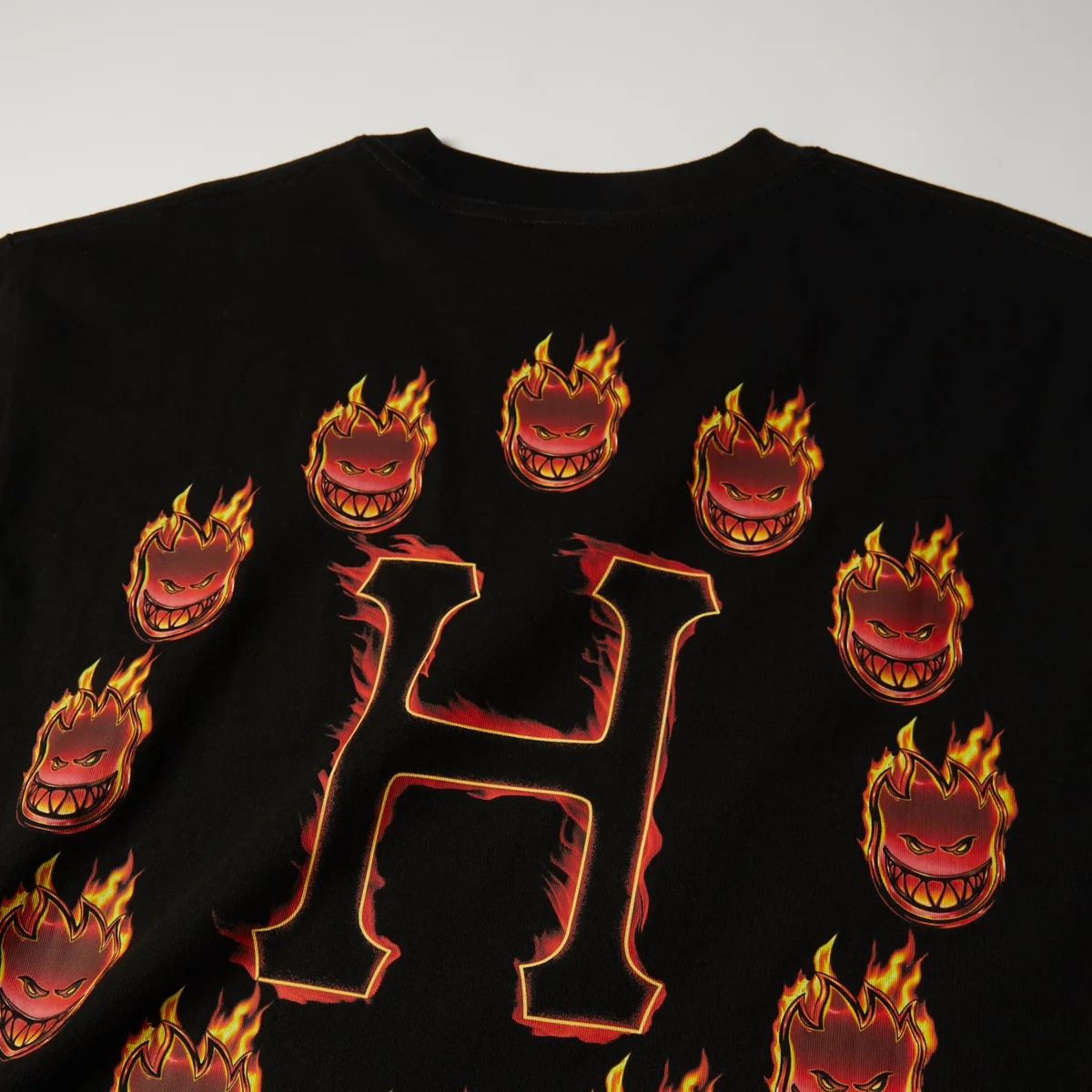 Huf Spitfire Flame Galaxies S/S Tee - Black