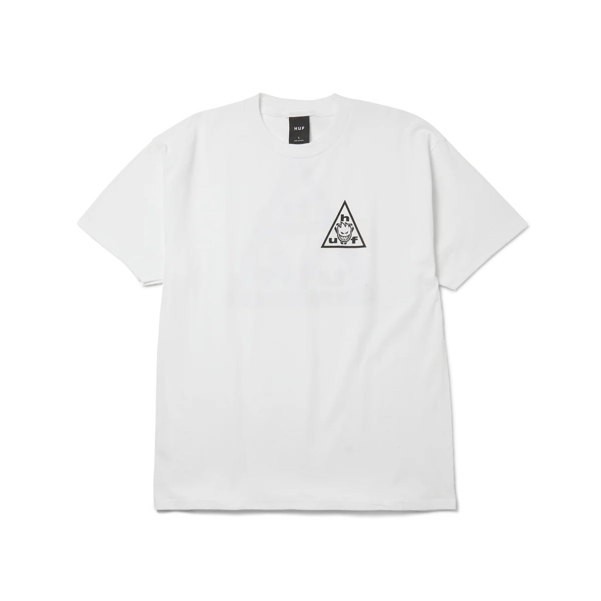 Huf Spitfire Sticker TT S/S Tee - White