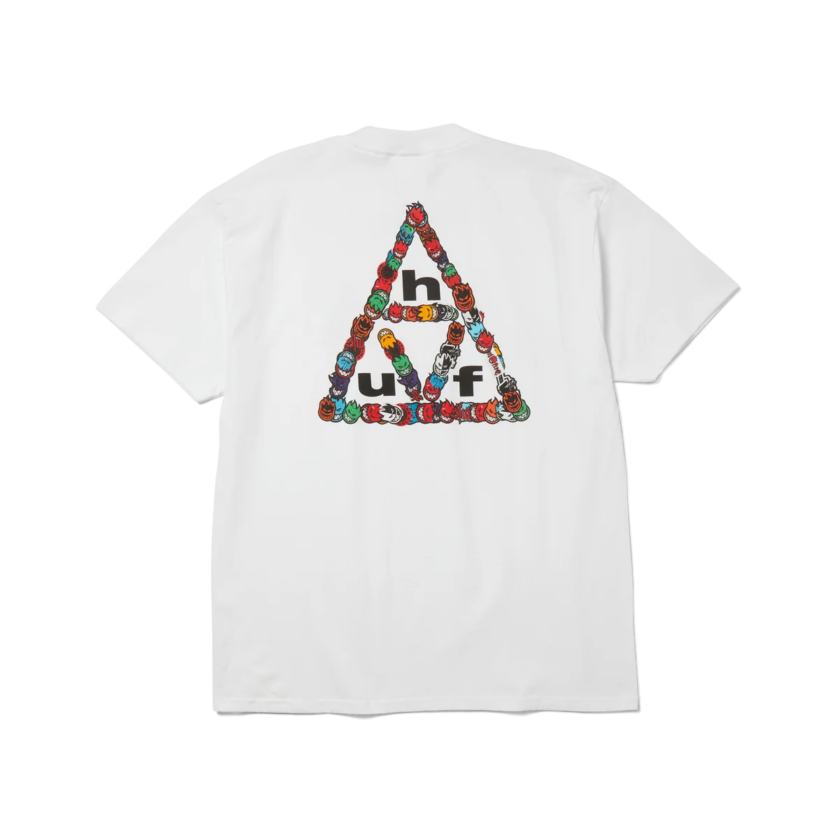 Huf Spitfire Sticker TT S/S Tee - White
