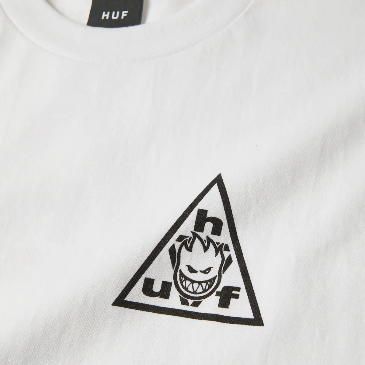 Huf Spitfire Sticker TT S/S Tee - White