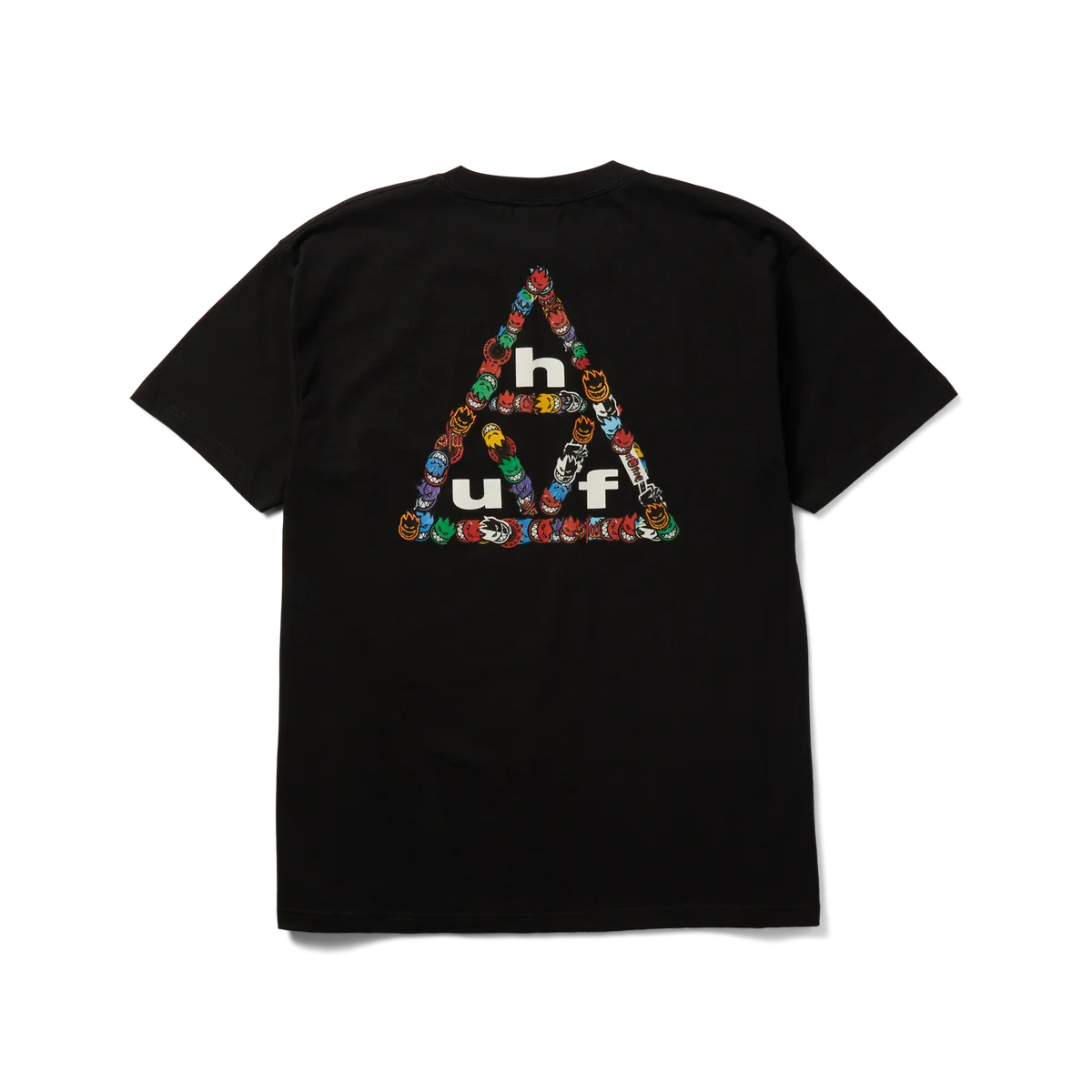 Huf Spitfire Sticker TT S/S Tee - Black