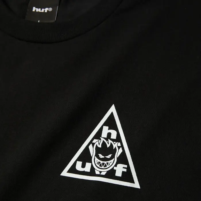 Huf Spitfire Sticker TT S/S Tee - Black