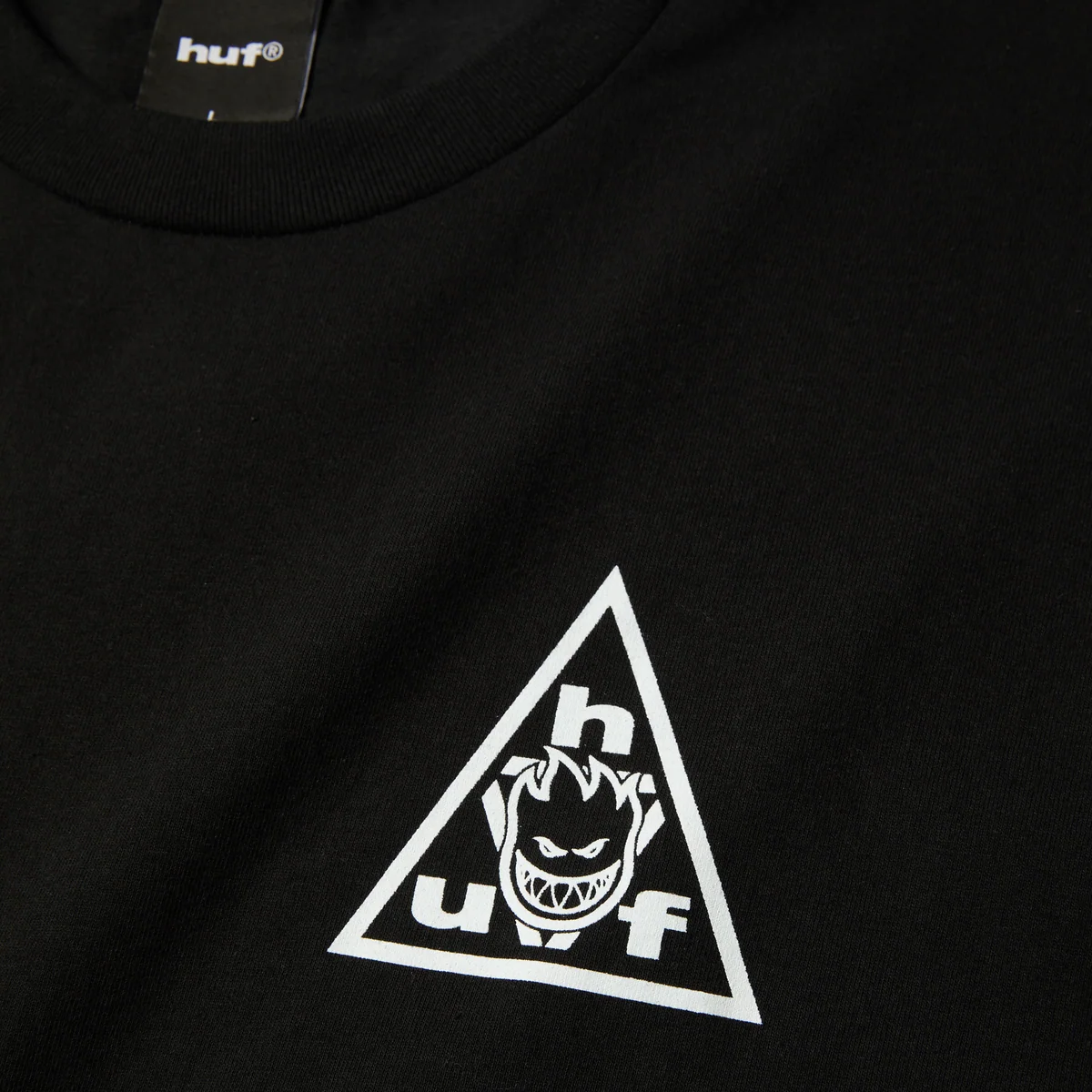 Huf Spitfire Sticker TT S/S Tee - Black
