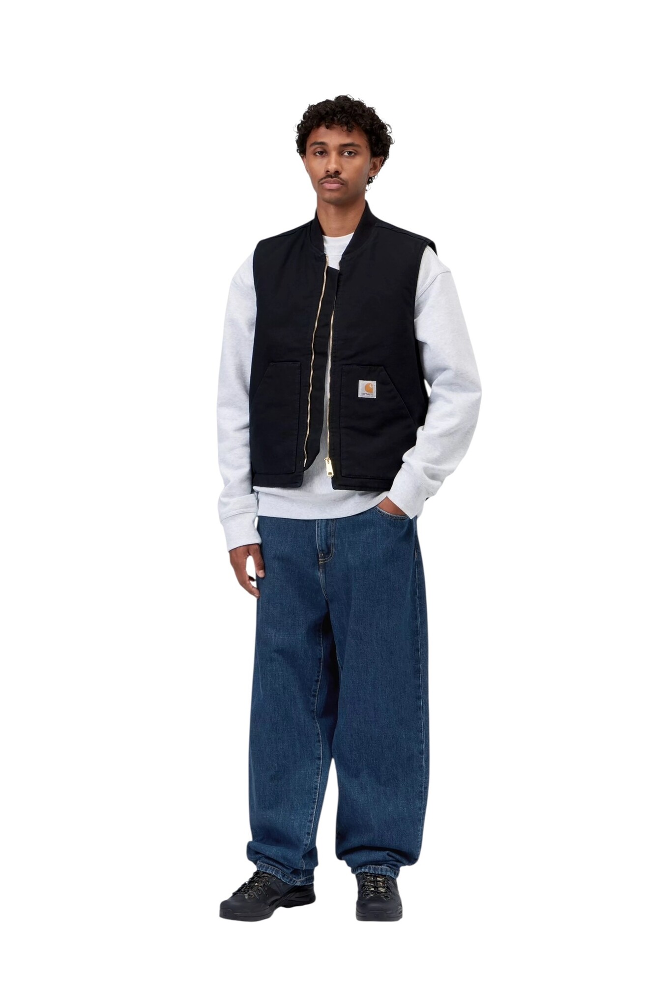Carhartt WIP Aaron Pant - Blue Stone Washed (Camano)