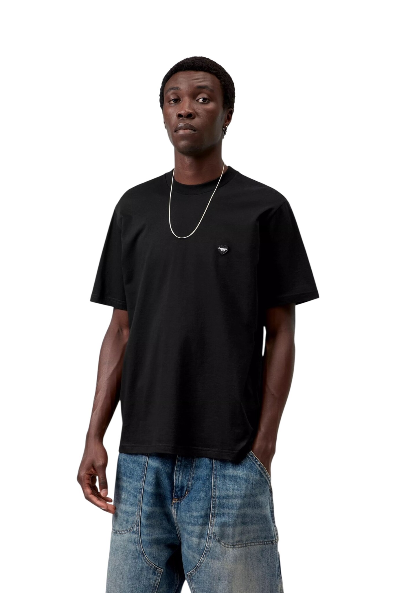 Carhartt WIP S/S Small Heart T-Shirt - Black/Black