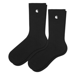 Carhartt WIP Madison Pack Socks - Black/White