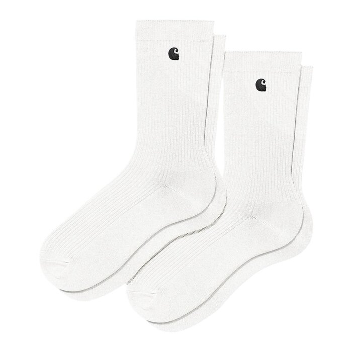 Carhartt WIP Madison Pack Socks - White/Black