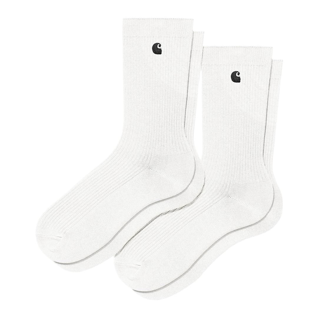 Carhartt WIP Madison Pack Socks - White/Black