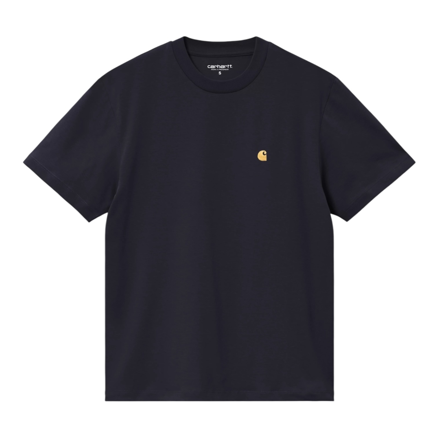 Carhartt WIP W' S/S Chase T-Shirt - Dark Navy/Gold