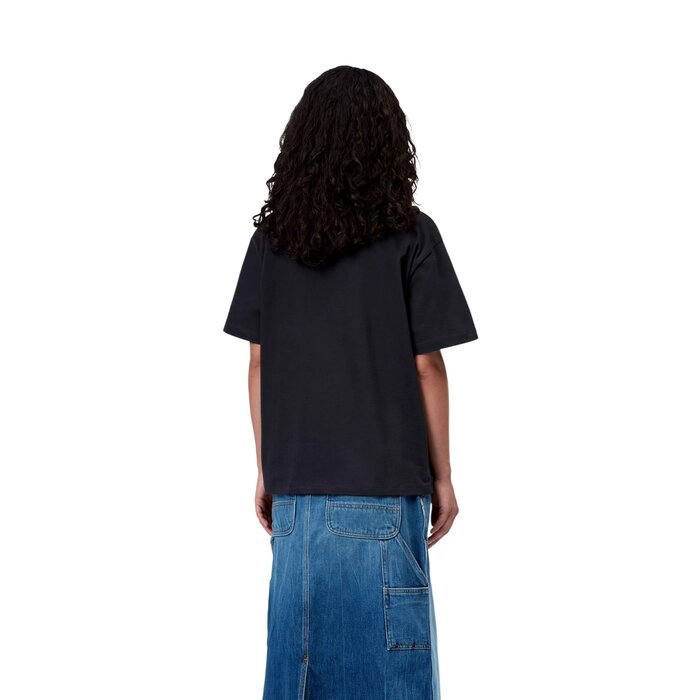 Carhartt WIP W' S/S Chase T-Shirt - Dark Navy/Gold
