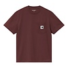 W' S/S Pocket T-shirt - Amarone