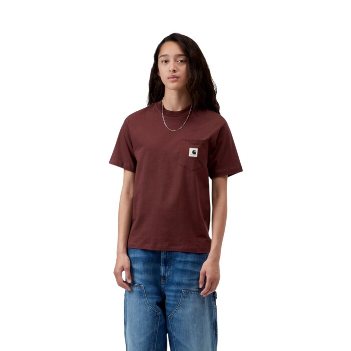 Carhartt WIP W' S/S Pocket T-shirt - Amarone