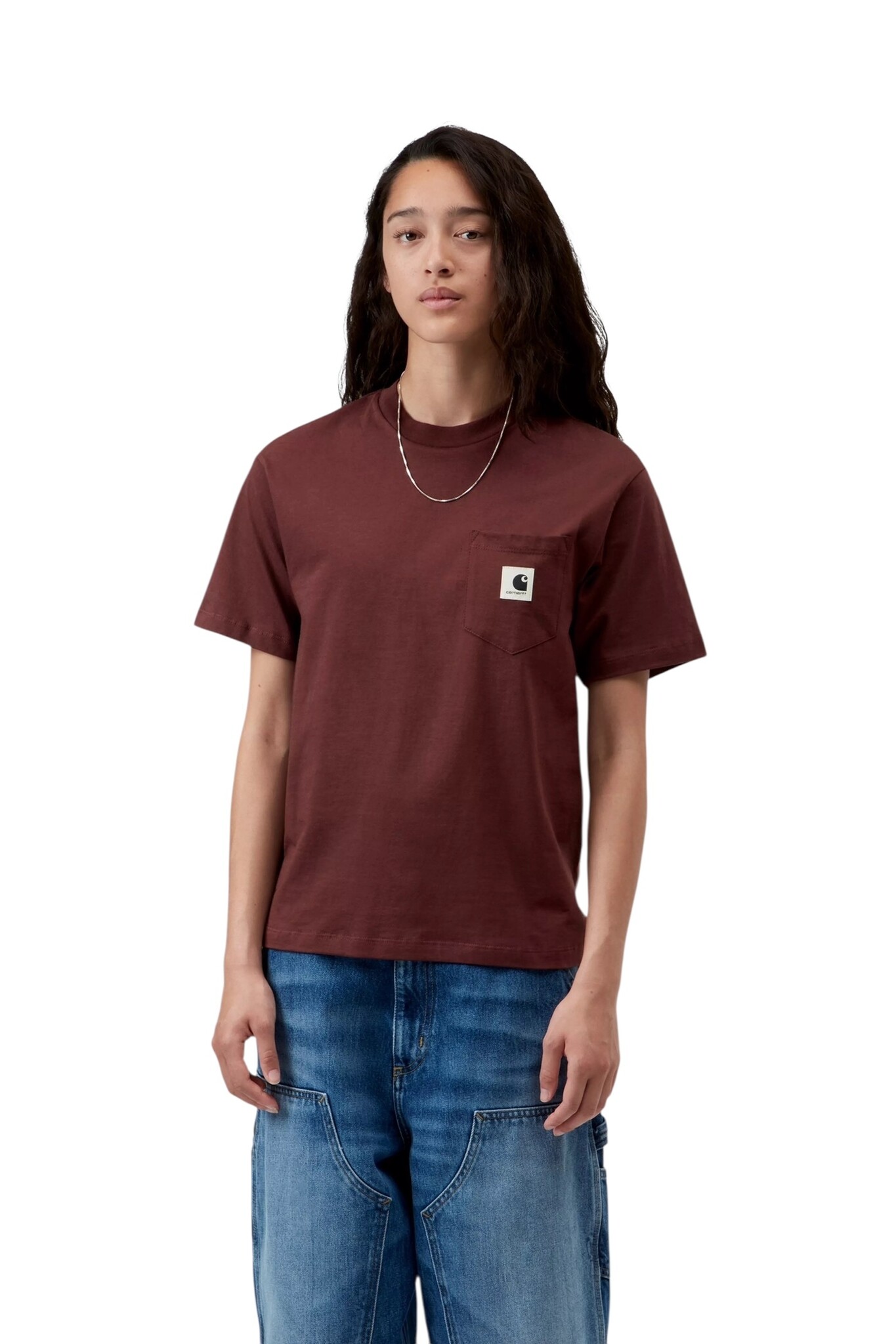 Carhartt WIP W' S/S Pocket T-shirt - Amarone