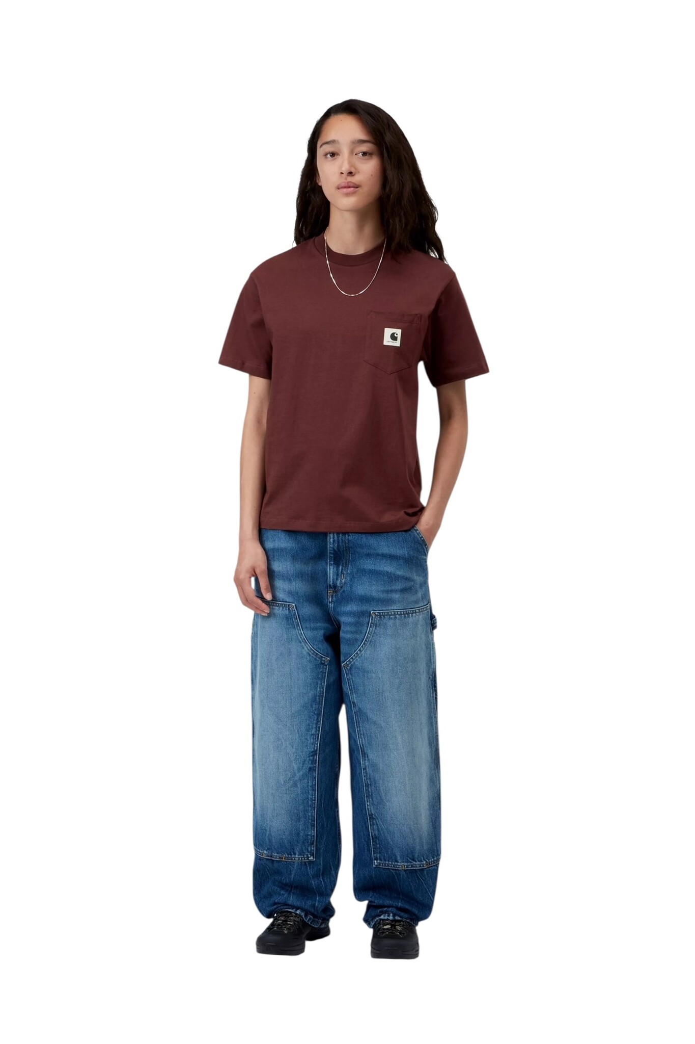 Carhartt WIP W' S/S Pocket T-shirt - Amarone