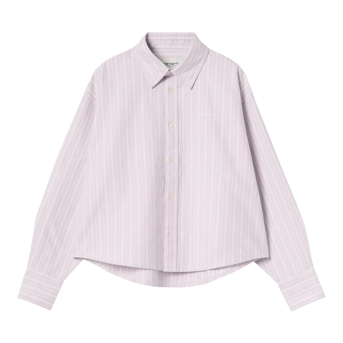Carhartt WIP W' L/S Kanan Shirt - Kanan Stripe/Hortensia