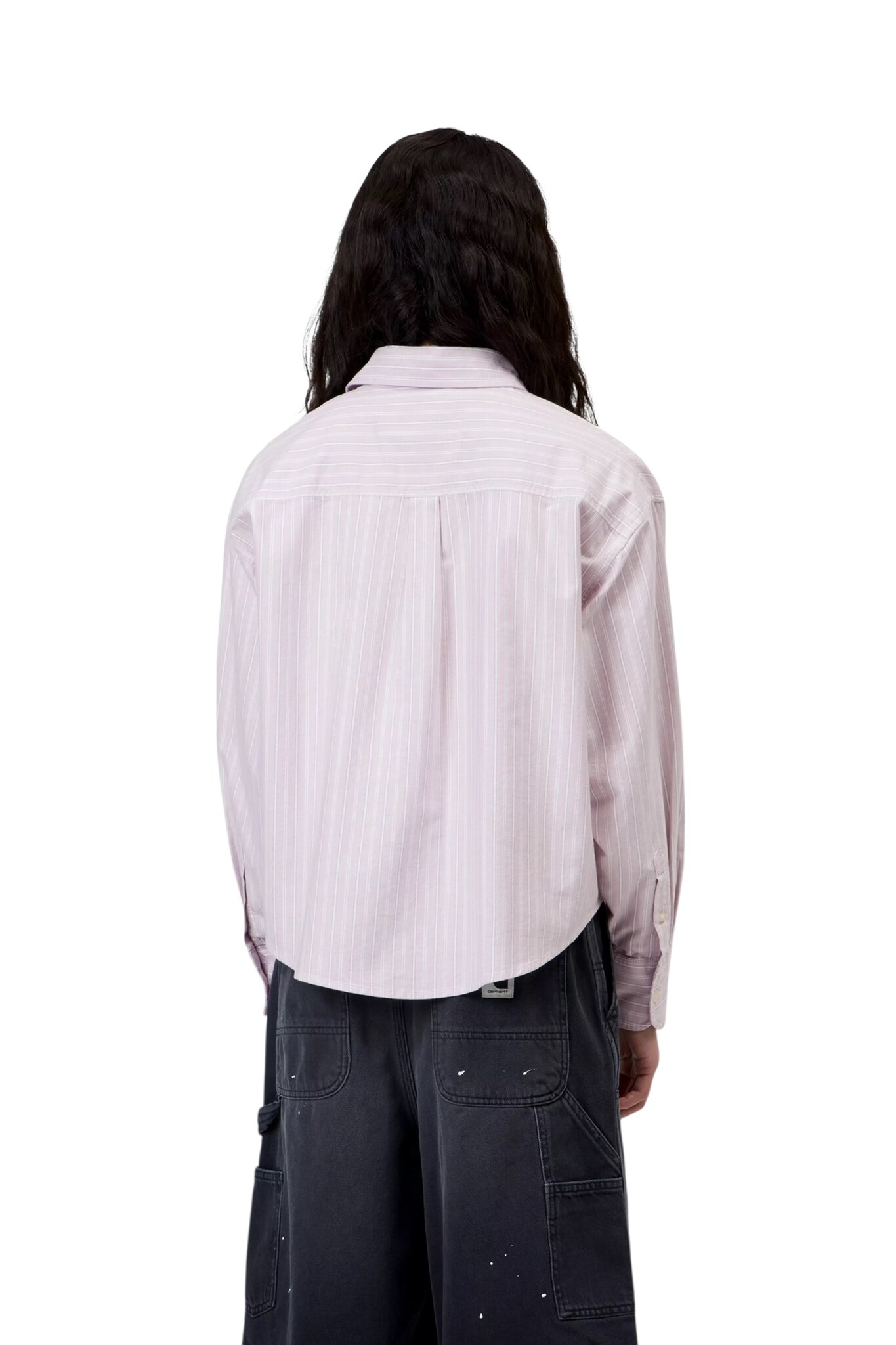 Carhartt WIP W' L/S Kanan Shirt - Kanan Stripe/Hortensia