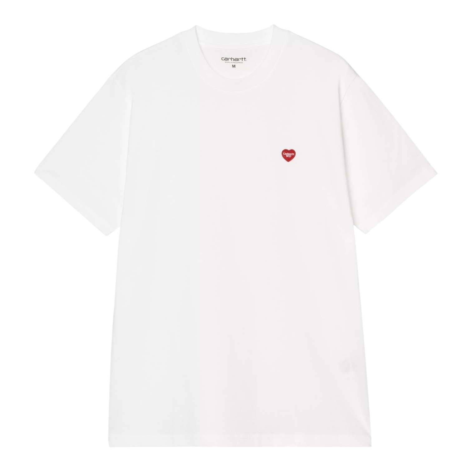 Carhartt WIP S/S Small Heart T-Shirt - White/Red