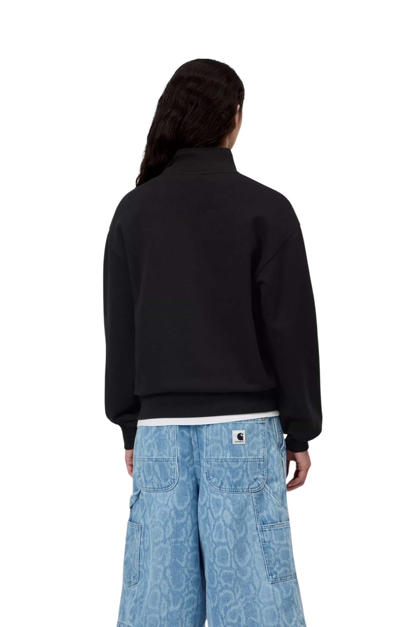 Carhartt WIP W' Casey High Neck Sweat - Black/Silver