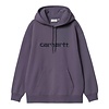 W' Hooded Carhartt Sweat - Shady Purple/Dark Navy