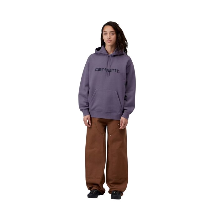 Carhartt WIP W' Hooded Carhartt Sweat - Shady Purple/Dark Navy