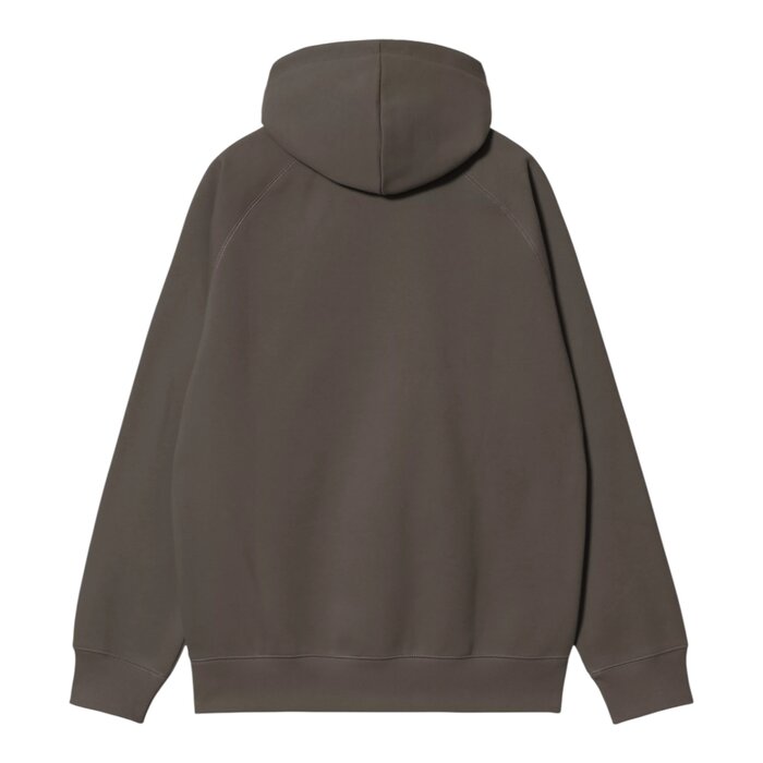 Carhartt WIP Hooded Chase Sweat - Shungite/Gold