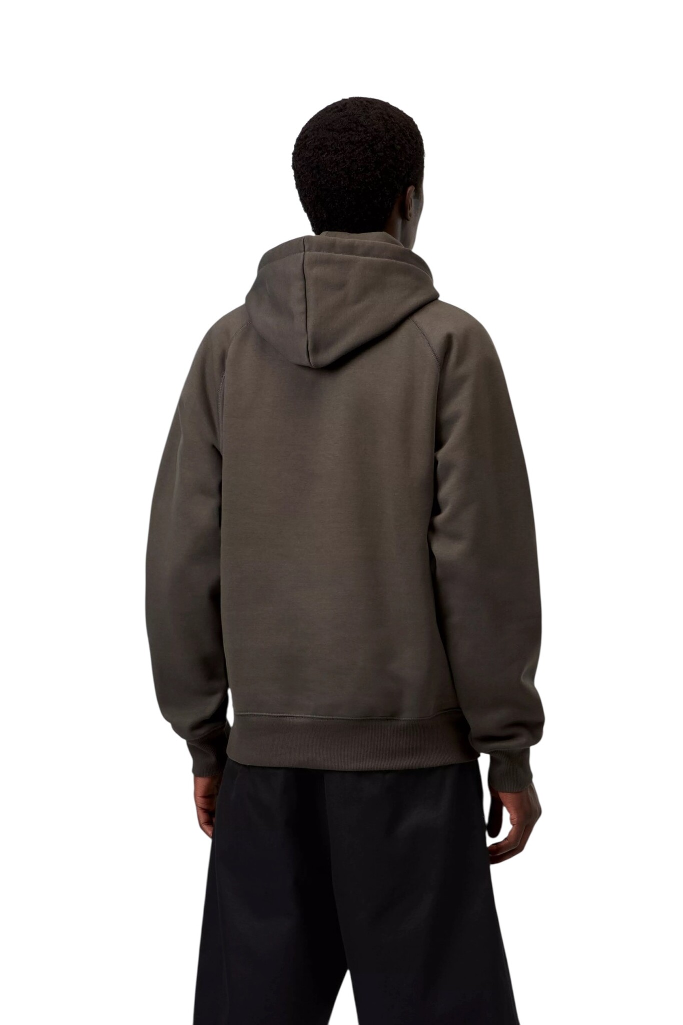 Carhartt WIP Hooded Chase Sweat - Shungite/Gold