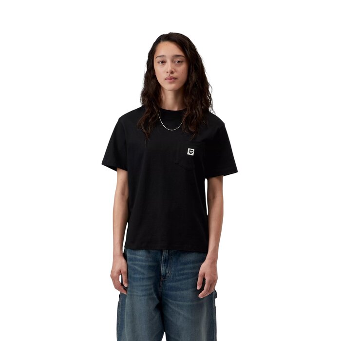 Carhartt WIP W' S/S Pocket Small Heart T-Shirt - Black