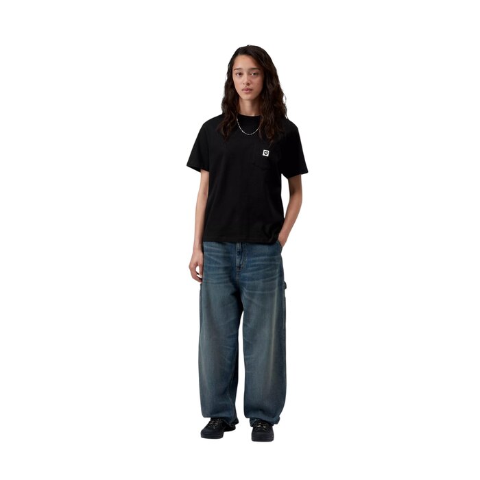 Carhartt WIP W' S/S Pocket Small Heart T-Shirt - Black