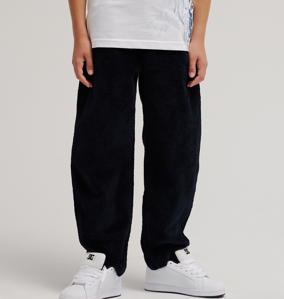Dc Shoes Barrel Cordy Pant (Youth) - Black