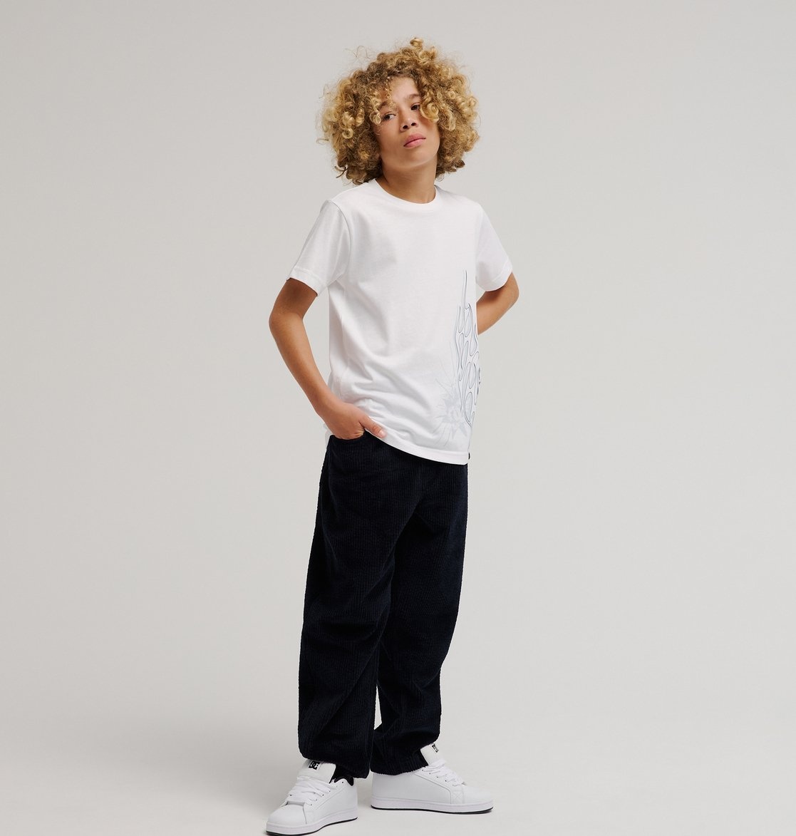 Dc Shoes Barrel Cordy Pant (Youth) - Black