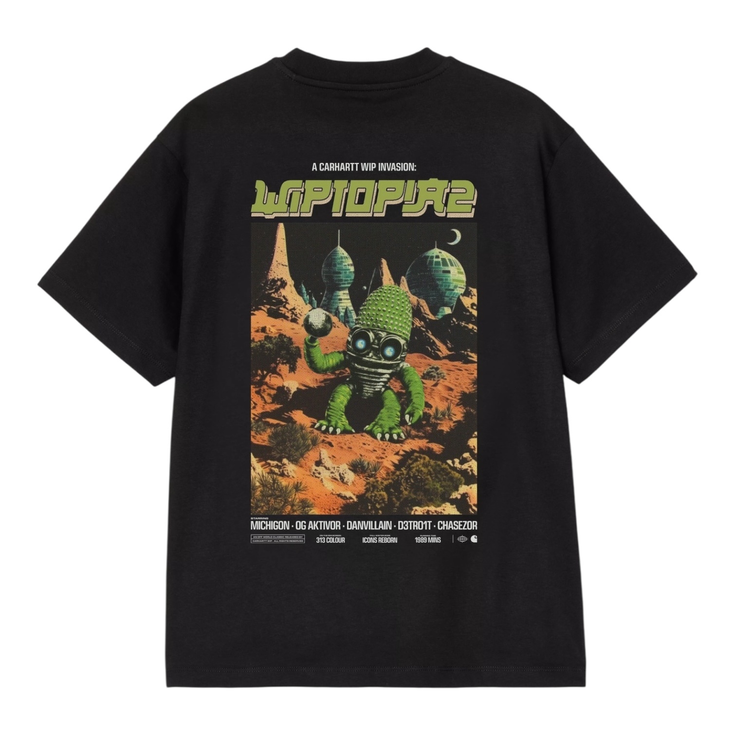 Carhartt WIP W' S/S Wiptopia  II T-Shirt - Black