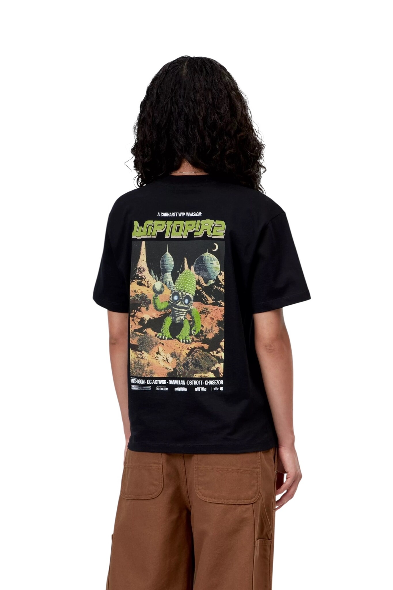 Carhartt WIP W' S/S Wiptopia  II T-Shirt - Black